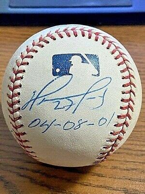 DAVID ORTIZ PAUL MOLITOR SIGNED AUTOGRAPHED OML BASEBALL 2001 TWINS