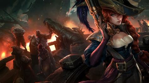 Captain Miss Fortune Animated Splash Art League Of Legends Wild