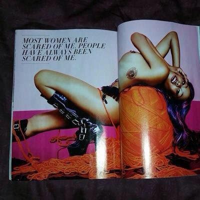 Naked Azealia Banks In Playboy Magazine