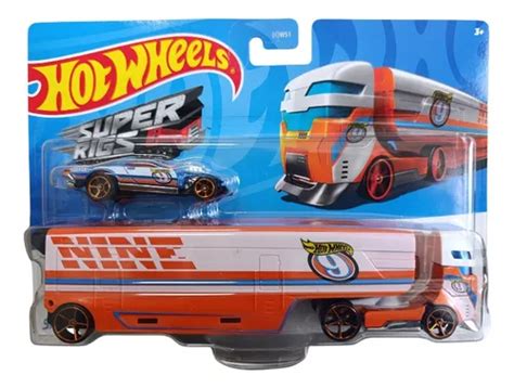 Hot Wheels Caminhão Carrinho Super Rigs Mattel Bdw51 Speedway Hauler Frete grátis
