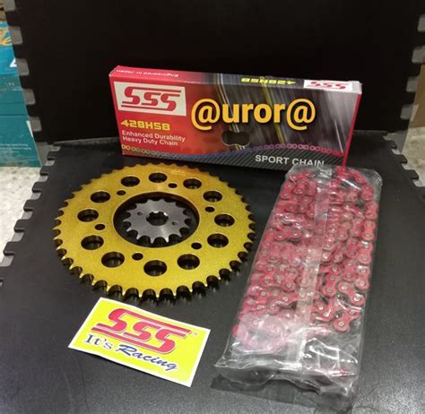 Jual GEAR SET SSS GOLD VIXION OLD VIXION NEW MX KING 150 RANTAI