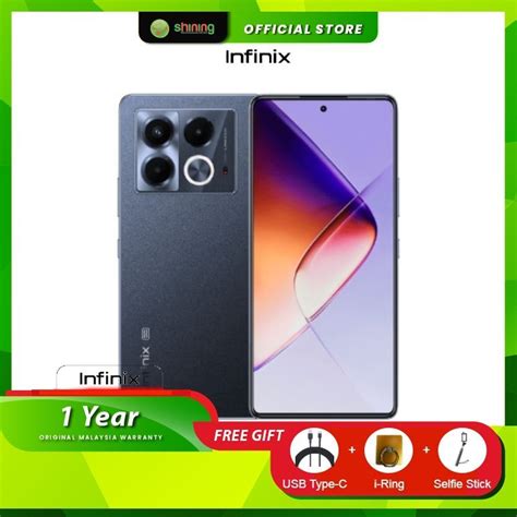 Infinix Note G X Gb Gb Obsidian Black Shopee Malaysia