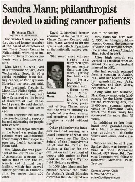 Newspaper Examples Of Obituaries : Sample Obituary Formats Lovetoknow ...