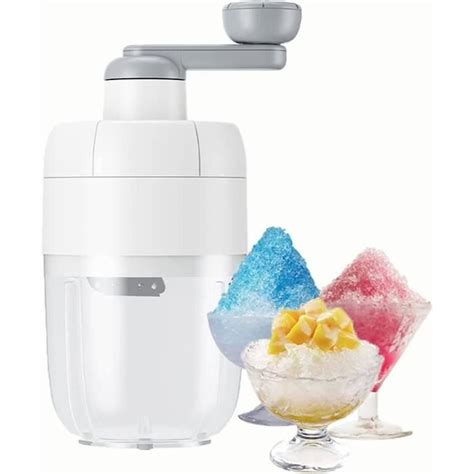 Broyeur Glace Manuel R Utilisable Manivelle Rasoir Glace Slush