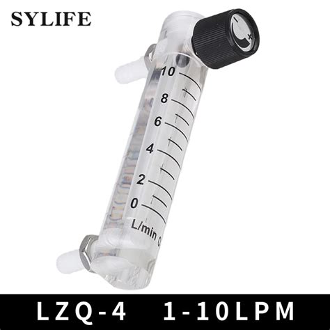 Lzq Acrylic Adjustable Flow Meter Lpm Gas Flowmeter For Oxygen