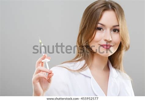 Portrait Nurse Brown Hair Nude Make Stock Photo Shutterstock