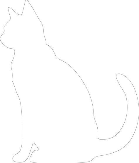 Minskin Cat outline silhouette 39058192 Vector Art at Vecteezy