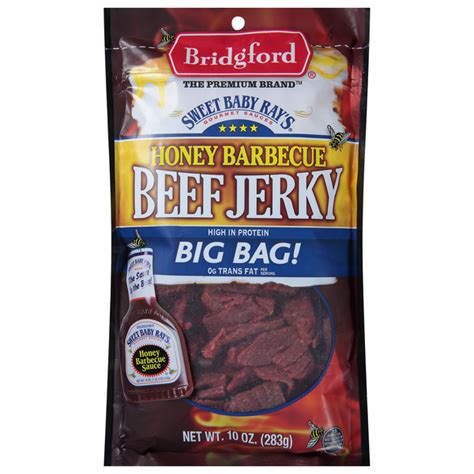 Save On Bridgford Beef Jerky Sweet Baby Ray S Honey Barbecue Big Bag