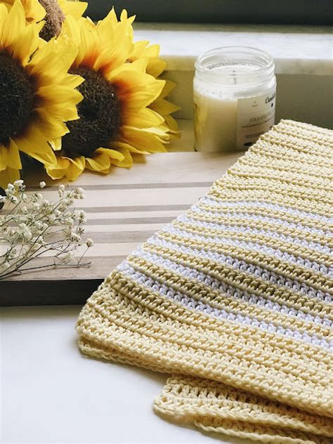 Brenna Ann Handmade Free Crochet Pattern The Simple Striped Cotton