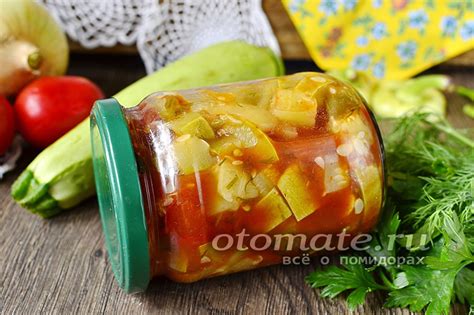 "Анкл бенс" из кабачков на зиму с помидорами, самый вкусный рецепт