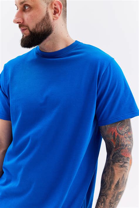 Футболка базовая Global, цвет синий – PRO193