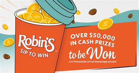 Robins Contest Free Hot Beverages And Cash Prizes 249 486 WINNERS Canadian Savers