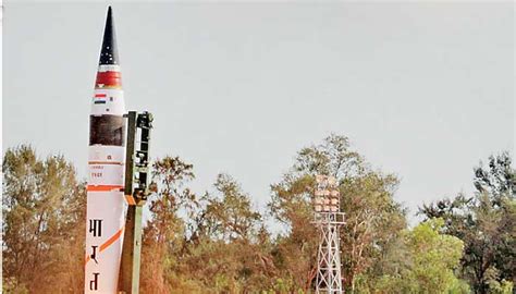 India Successfully Test Fires Nuclear Capable Agni Ballistic Missile