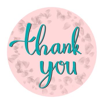 Thank You Sticker PNG, Vector, PSD, and Clipart With Transparent ...