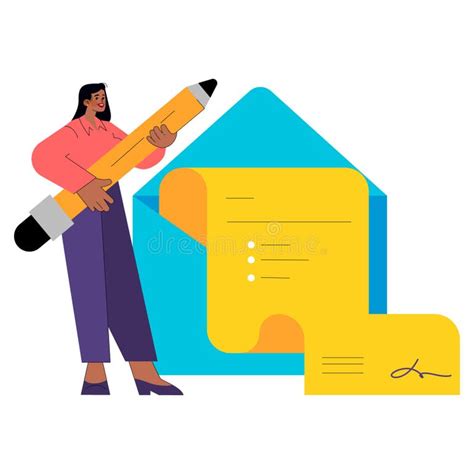 Businesswoman. Flat Vector Illustration Stock Vector - Illustration of ...