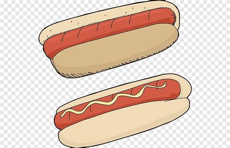 Ilustración de dibujos animados de comida rápida de hot dog pan de