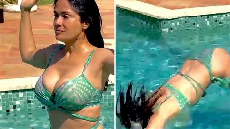 Salma Hayek Rings In August With Bikini Thirst Trap