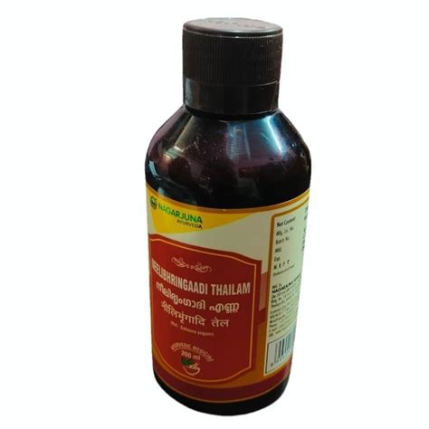 Nagarjuna Neelibringadi Thailam Hair Oil Bottle Packaging Size