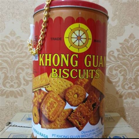 Jual Khong Guan Biscuits Gr Biskuit Kaleng Bulat Besar Biskuit