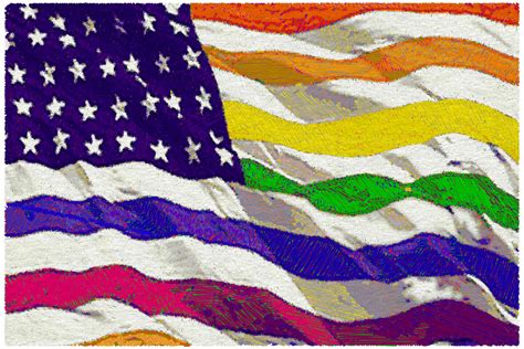Lgbtq Lgbt Gay Pride American Flag Collages By Tony Rubino Artmajeur