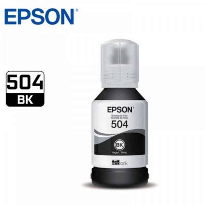 Botella Tinta Epson 504 Black 127ml ORIGINAL EPSON Falabella