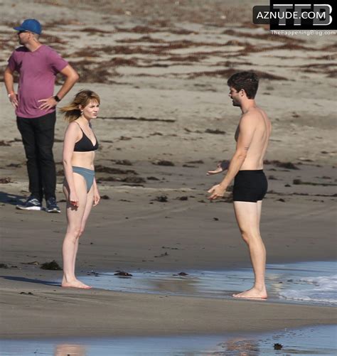 Lucy Boynton Sexy Seen Flaunting Her Hot Bikini Body At The Beach In San Pedro AZNude