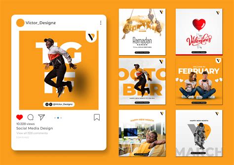 Social Media Designs By Victor Designz Behance