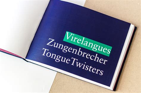 Virelangues Zungenbrecher Tongue Twisters On Behance