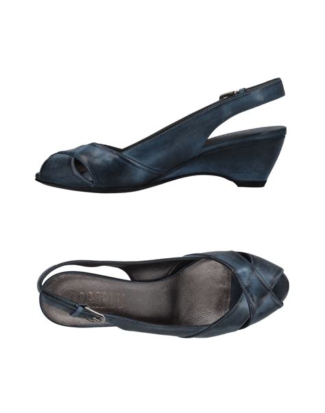 Loriblu Sandals In Slate Blue Modesens