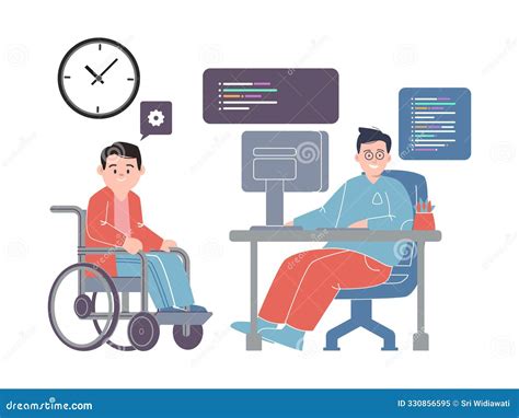 Inclusion At A Workplace Equality Disable Disability Person Special