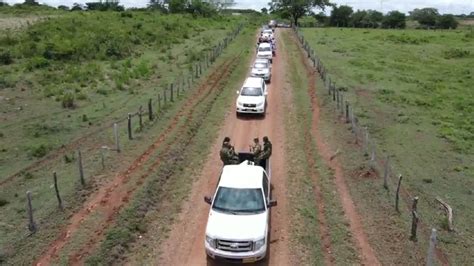 Video Inquietud Por El Desfile De Camionetas De Un Grupo De Seguridad Privada De Ganaderos