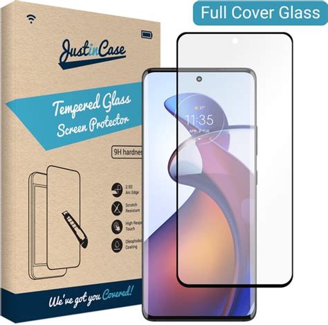 Motorola Edge Fusion Screenprotector Full Cover Gehard Glas