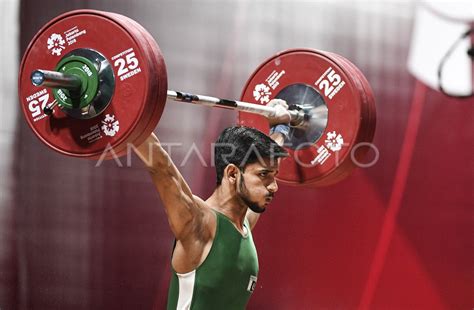 Angkat Besi Putra 62kg Antara Foto