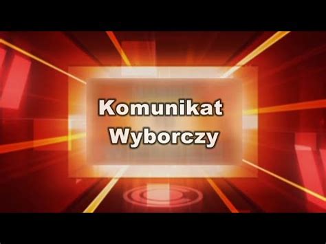 Komunikat Po Wizycie Kwwrdip W Pa Stwowej Komisji Wyborczej Youtube