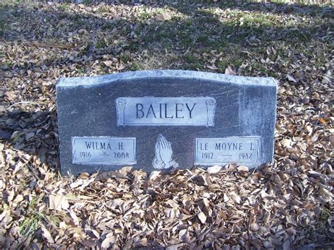 Wilma H Paugh Bailey 1916 2008 Find A Grave Gedenkplek