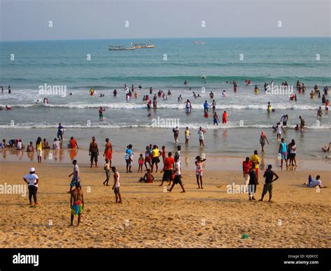 Kokrobite Beach - Ghana Stock Photo - Alamy