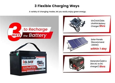 Deep Cycle 12V 100AH Lithium Batteries For Solar RV EV BSLBATT