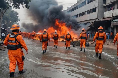 Premium Photo National Disaster Response Force Ndrf Raising Day