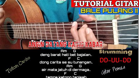 Angin Datang Kasih Kabar Tutorial Gitar Pemula Chord Mudah Youtube