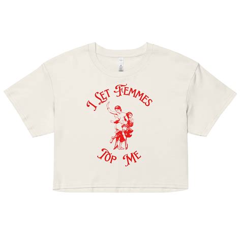 Femmes Top Me Funny Lesbian Bisexual Pride Crop Top Lgbtq Pride Month Iconic Slogan Baby T