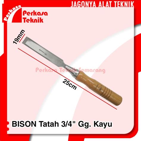 Jual Bison Tatah Kayu Pahat Kayu Gagang Kayu Inch Wood Chisel