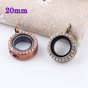 20mm Round Floating Glass Locket Floating Locket Pendant With