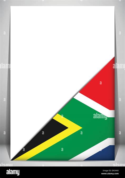 South Africa Country Flag Turning Page Stock Vector Image Art Alamy