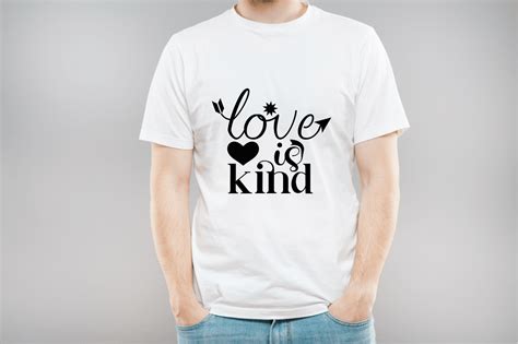 Love Is Kind Svg T Shirt Design Graphic By Ujjal Mia · Creative Fabrica