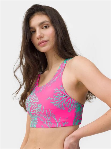 Góra od bikini damska F sportowa odzież i obuwie