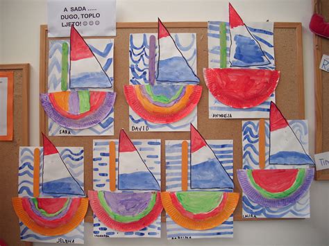 sailing boats... Elementary Lesson Plans, Kindergarten Art, Arts Ed, Winter Weather, Toddler ...