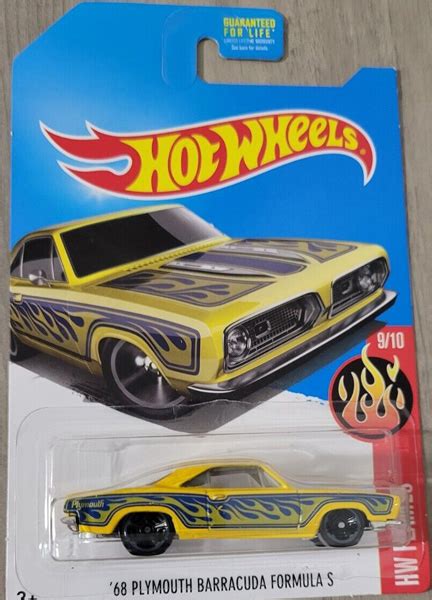 2017 Hot Wheels 68 Plymouth Barracuda Formula S Toys R Us Exclusive