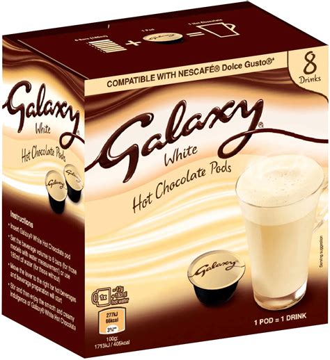 Galaxy White Hot Chocolate Dolce Gusto Compatible Pods Coffee Pod Co