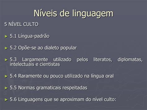 Ppt N Veis De Linguagem Varia Es Lingu Sticas Powerpoint