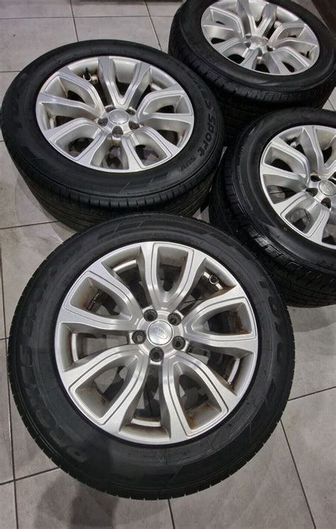 Range Rover Evoque Genuine Alloy Wheels Alloys Tyres Rims Set Good